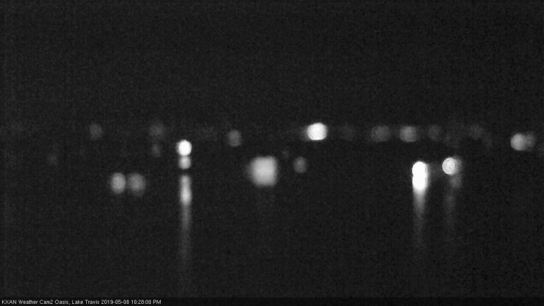 Lake Travis webcam, May 8, 2019 9:30 PM CT