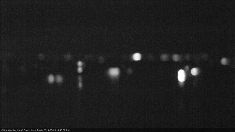Lake Travis webcam, May 8, 2019 10:45 PM CT