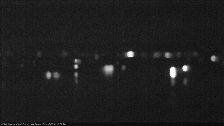 Lake Travis webcam, May 8, 2019 10:50 PM CT