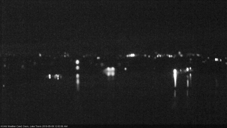 Lake Travis webcam, May 8, 2019 11:05 PM CT