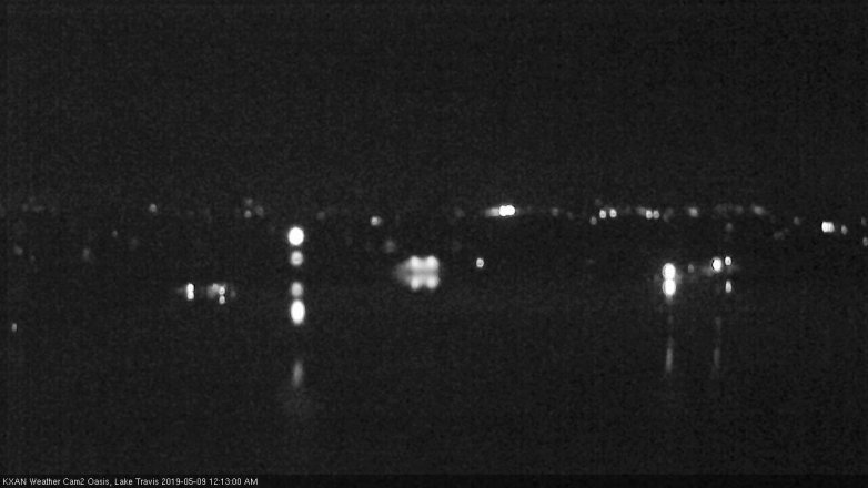 Lake Travis webcam, May 8, 2019 11:15 PM CT