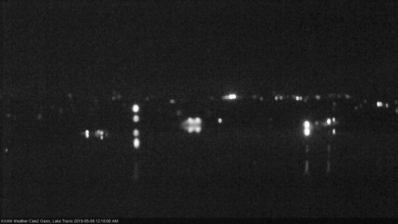 Lake Travis webcam, May 8, 2019 11:20 PM CT