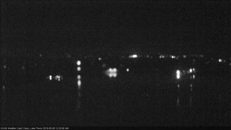 Lake Travis webcam, May 8, 2019 11:35 PM CT