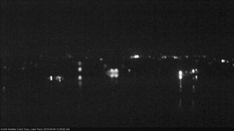 Lake Travis webcam, May 8, 2019 11:40 PM CT