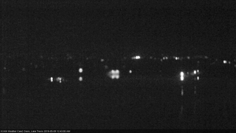 Lake Travis webcam, May 8, 2019 11:45 PM CT