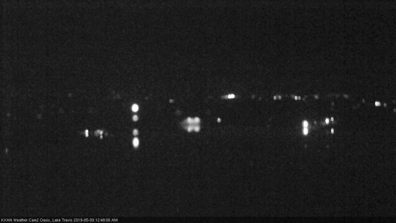 Lake Travis webcam, May 8, 2019 11:50 PM CT