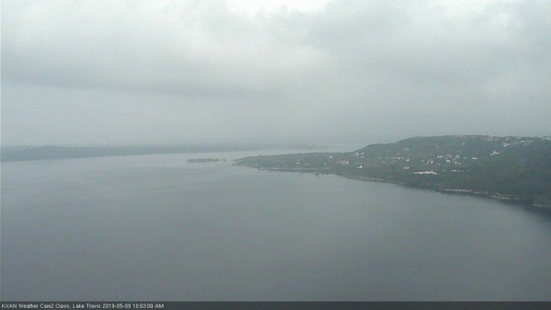Lake Travis webcam, May 9, 2019 9:05 AM CT