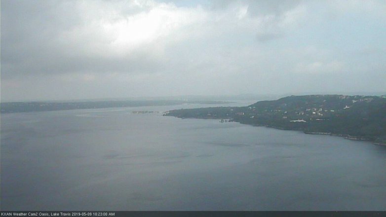 Lake Travis webcam, May 9, 2019 9:25 AM CT
