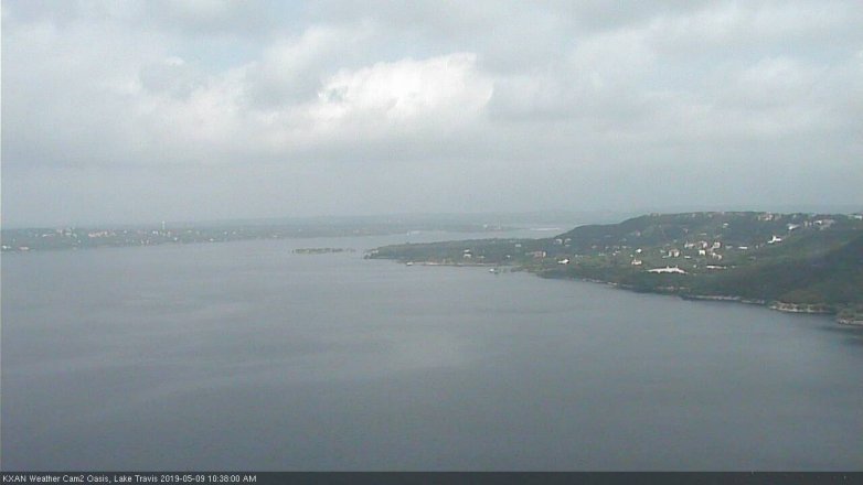 Lake Travis webcam, May 9, 2019 9:40 AM CT