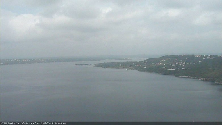 Lake Travis webcam, May 9, 2019 9:45 AM CT