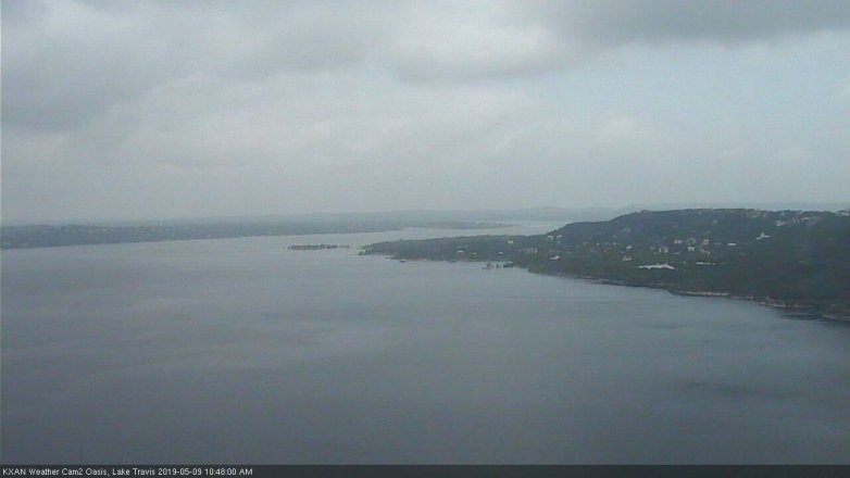 Lake Travis webcam, May 9, 2019 9:50 AM CT