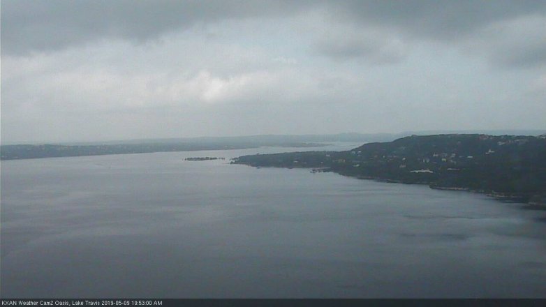 Lake Travis webcam, May 9, 2019 9:55 AM CT