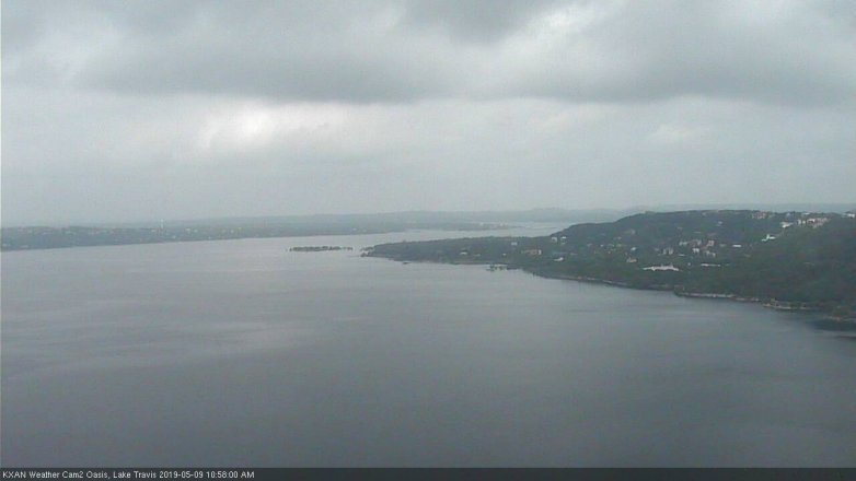 Lake Travis webcam, May 9, 2019 10:00 AM CT