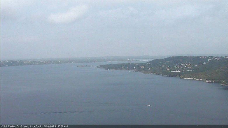 Lake Travis webcam, May 9, 2019 10:20 AM CT