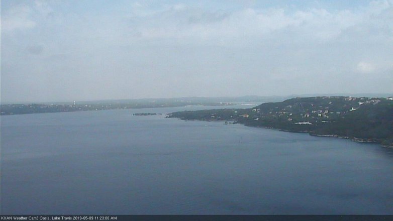 Lake Travis webcam, May 9, 2019 10:25 AM CT
