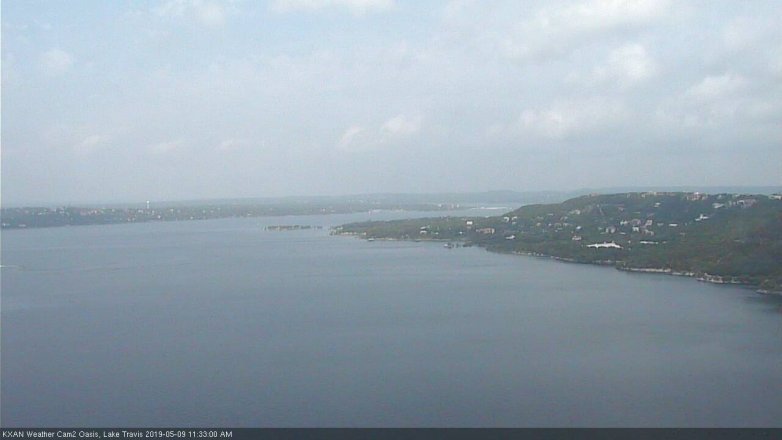 Lake Travis webcam, May 9, 2019 10:35 AM CT