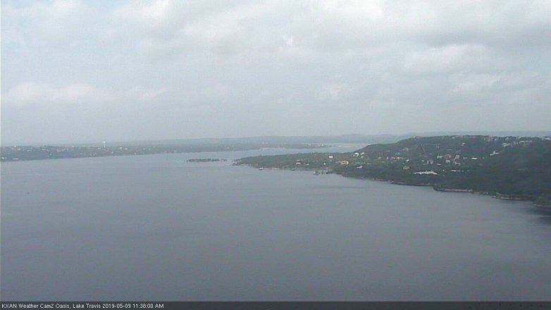 Lake Travis webcam, May 9, 2019 10:40 AM CT