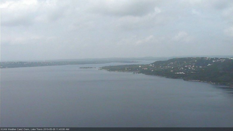 Lake Travis webcam, May 9, 2019 10:45 AM CT