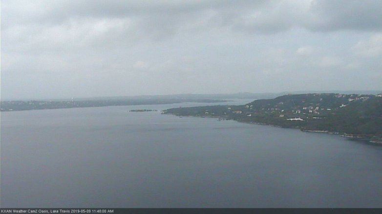 Lake Travis webcam, May 9, 2019 10:50 AM CT