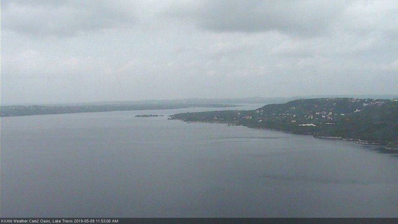 Lake Travis webcam, May 9, 2019 10:55 AM CT