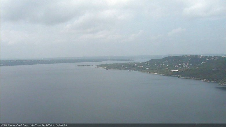 Lake Travis webcam, May 9, 2019 11:05 AM CT