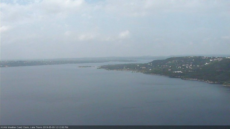 Lake Travis webcam, May 9, 2019 11:15 AM CT