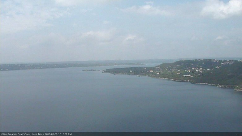 Lake Travis webcam, May 9, 2019 11:20 AM CT