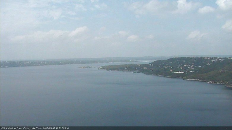 Lake Travis webcam, May 9, 2019 11:25 AM CT