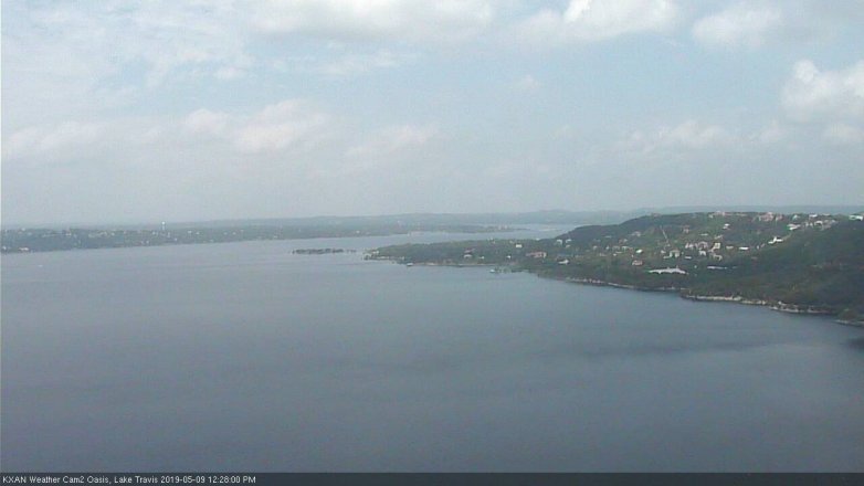 Lake Travis webcam, May 9, 2019 11:30 AM CT