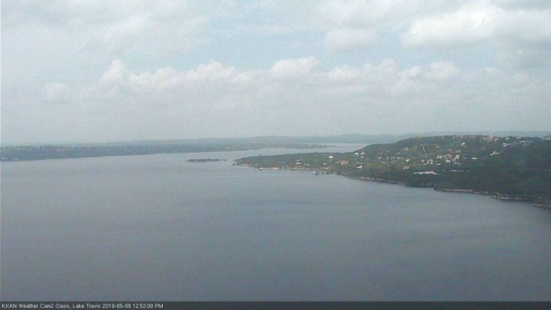 Lake Travis webcam, May 9, 2019 11:55 AM CT