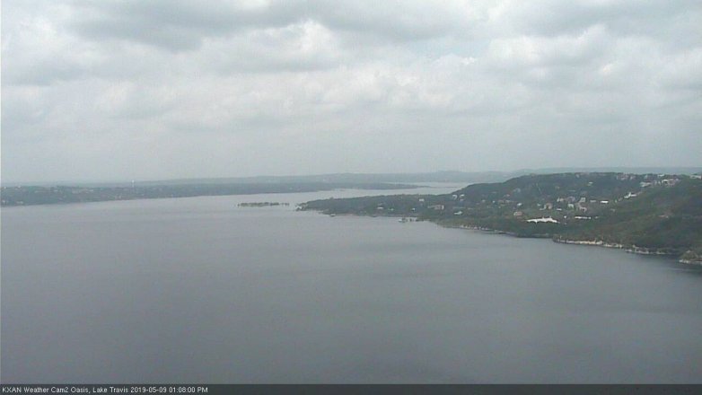 Lake Travis webcam, May 9, 2019 12:10 PM CT
