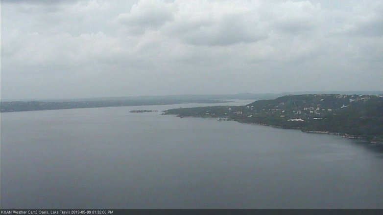 Lake Travis webcam, May 9, 2019 12:35 PM CT