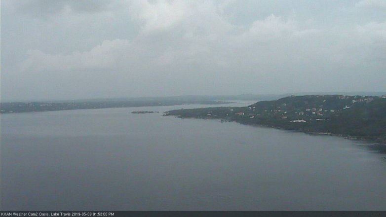 Lake Travis webcam, May 9, 2019 12:55 PM CT