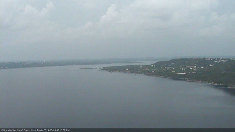 Lake Travis webcam, May 9, 2019 1:20 PM CT