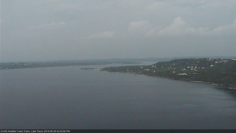 Lake Travis webcam, May 9, 2019 1:45 PM CT