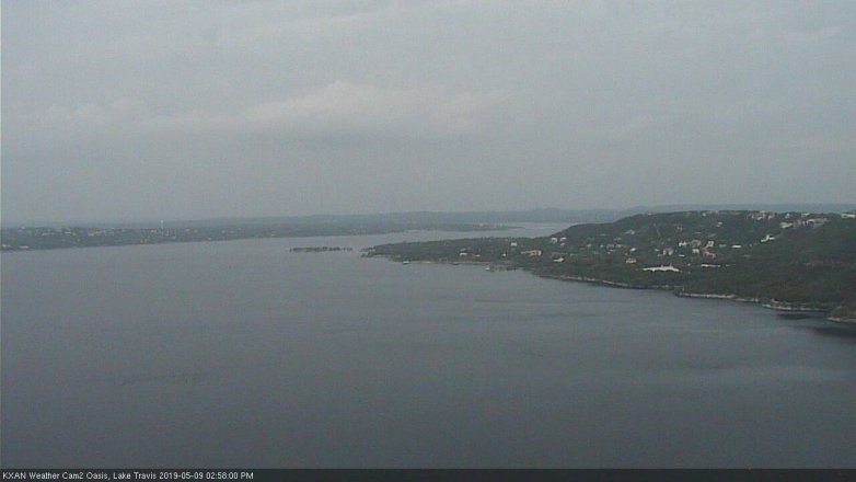 Lake Travis webcam, May 9, 2019 2:00 PM CT