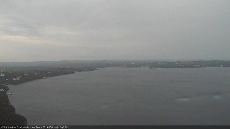 Lake Travis webcam, May 9, 2019 5:30 PM CT