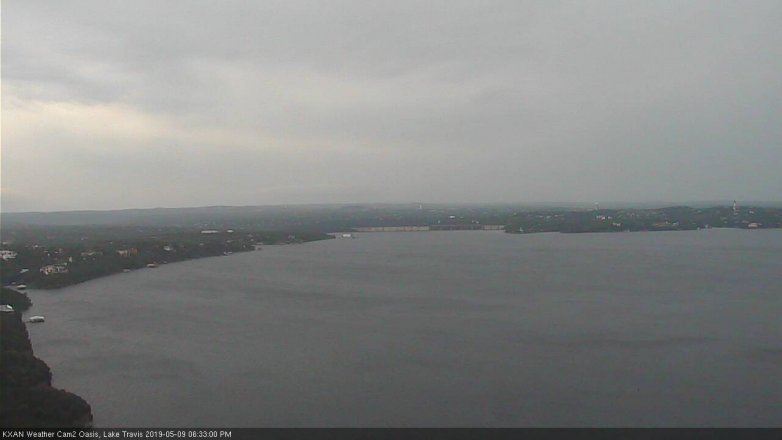 Lake Travis webcam, May 9, 2019 5:35 PM CT