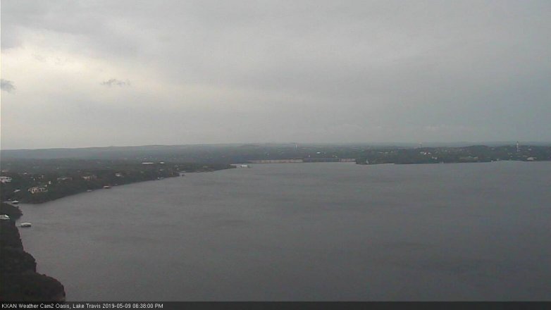 Lake Travis webcam, May 9, 2019 5:40 PM CT