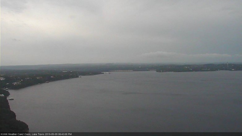 Lake Travis webcam, May 9, 2019 5:45 PM CT