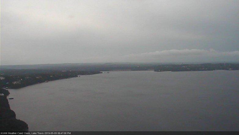 Lake Travis webcam, May 9, 2019 5:50 PM CT