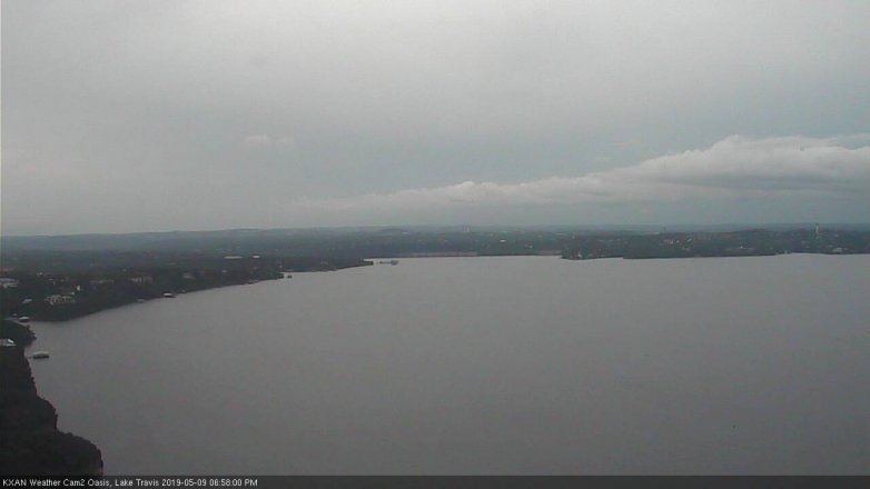 Lake Travis webcam, May 9, 2019 6:00 PM CT