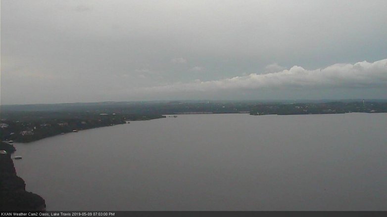 Lake Travis webcam, May 9, 2019 6:05 PM CT