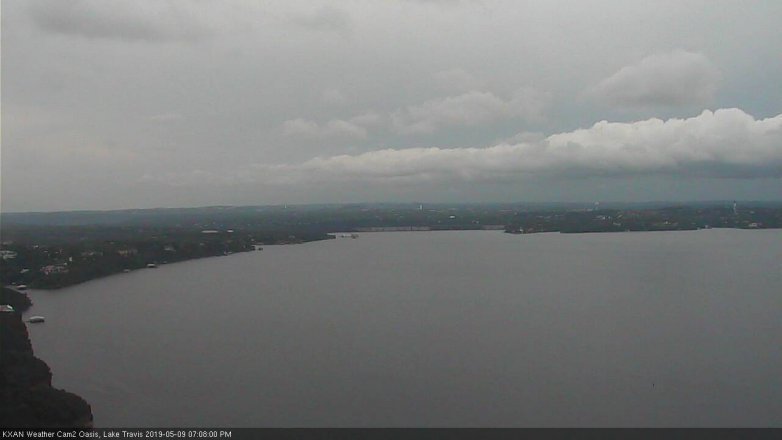 Lake Travis webcam, May 9, 2019 6:10 PM CT