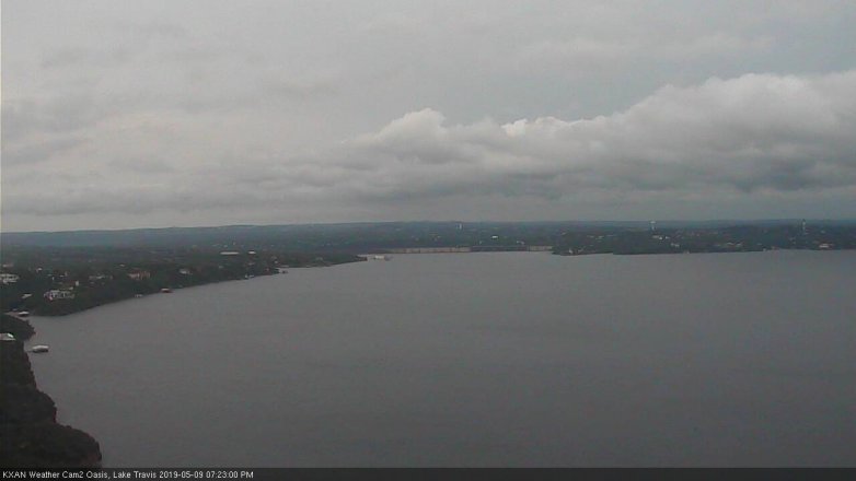 Lake Travis webcam, May 9, 2019 6:25 PM CT