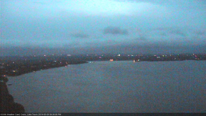 Lake Travis webcam, May 9, 2019 7:40 PM CT