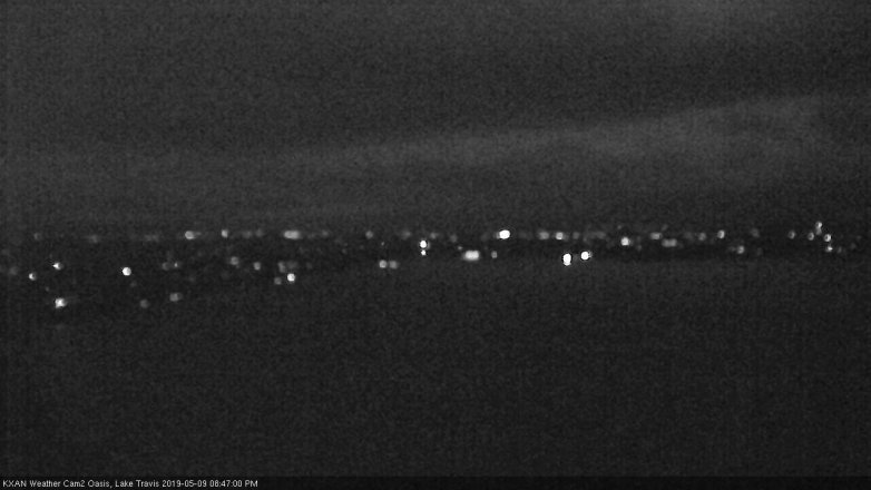 Lake Travis webcam, May 9, 2019 7:50 PM CT