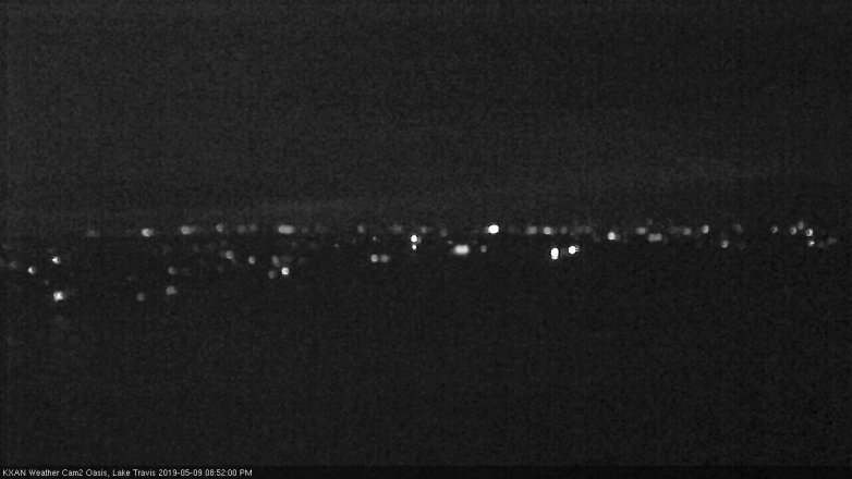 Lake Travis webcam, May 9, 2019 7:55 PM CT