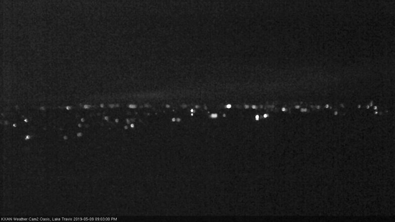 Lake Travis webcam, May 9, 2019 8:05 PM CT