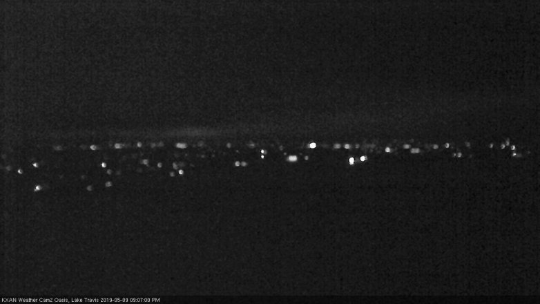 Lake Travis webcam, May 9, 2019 8:10 PM CT